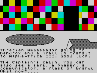 Star Wreck screenshot 3 for ZX Spectrum